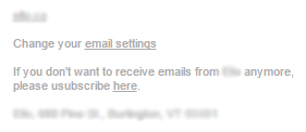 Como cancelar o recebimento de email indesejado